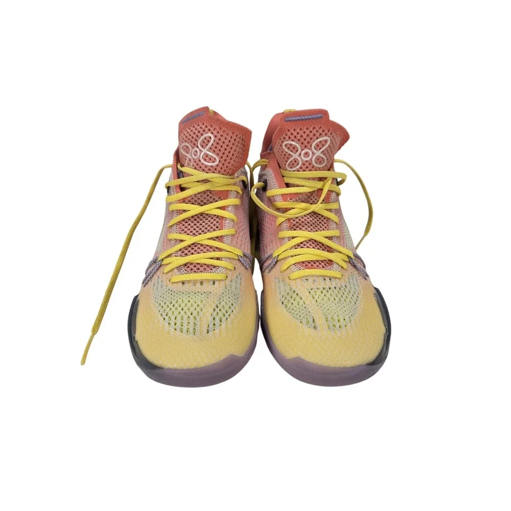 Li-Ning Wade 808 2 Ultra Basketball Shoes Men 7 Yellow Purple ABAU047-4 Athletic